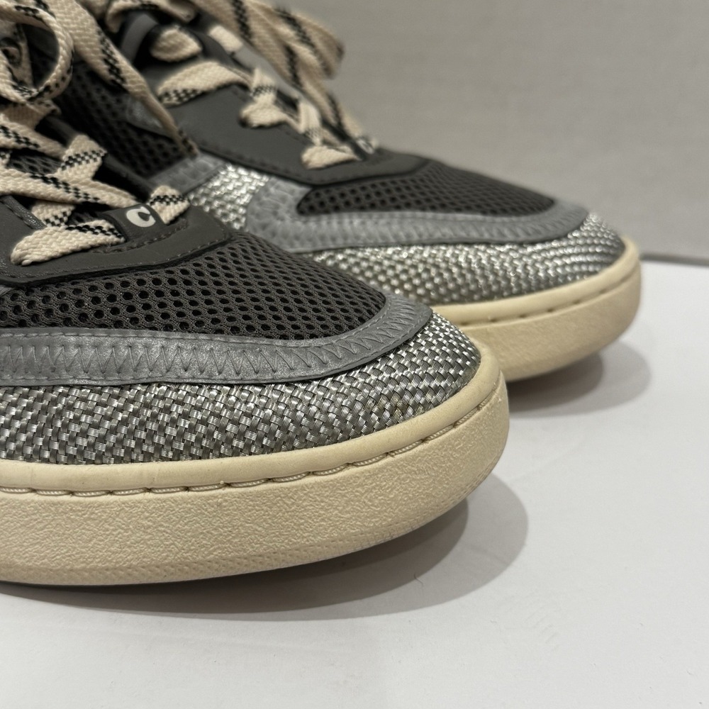 Coach Women's Lowline Canvas Low‎ Top Silver Retro Sneakers Sz 9.5 B Style G5233 - Picture 5 of 10